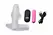 XR Brands Love Tunnel Intimate Vibrating System with Remote Control, Purple