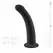 No-Parts Parker Intimni silikonski model 19.5 cm Crni Ergonomska krivina