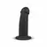 NO-PARTS Charlie Silicone Intimate Device 14.5 cm Black with Suction Base