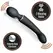 Lush Gia Dual Motor Vibrator Black Silicone with Flexible Design