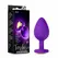 Blush Temptasia Heart Base Plug Medium Purple silikonski analni čep sa ukrasnim kamenom