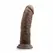 Blush Dr. Skin 8'' Intimate Model with Suction Base - Chocolate Brown