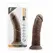 Blush Dr. Skin 8'' Intimate Model with Suction Base - Chocolate Brown