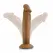Dr. Skin Dr. Small Model 6.5'' with Suction Cup Mocha PVC