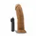 Blush Dr. Skin Dr. Joe 8'' Vibrating Model with Suction Cup Mocha