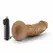 Blush Dr. Skin Dr. Joe 8'' Vibrating Model with Suction Cup Mocha