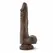 Dr. Skin Chocolate 8.5'' Anatomical Model with Suction Base