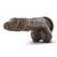 Dr. Skin Chocolate 8.5'' Anatomical Model with Suction Base