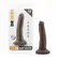 Blush Dr. Skin Model 5.5” Chocolate - Compact Intimate Accessory with Suction Mount