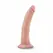 Dr. Skin Vanilla anatomski dildo od 18 cm sa vakuum postoljem, PVC
