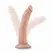 Dr. Skin Vanilla anatomski dildo od 18 cm sa vakuum postoljem, PVC