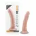 Dr. Skin Vanilla anatomski dildo od 18 cm sa vakuum postoljem, PVC