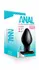 Blush Novelties Anal Adventures XL Plug Black, veliki silikonski analni čep