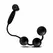 Blush Anal Adventures Platinum Silicone Beads with Vibrating Ring Set