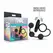 Blush Anal Adventures Platinum Silicone Beads with Vibrating Ring Set