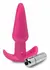 Blush Novelties Anal Adventures Vibrating Plug, Smooth Silicone, Black