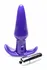Blush Novelties Smooth Vibrating Plug Purple - Flexible Waterproof Model
