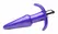 Blush Novelties Smooth Vibrating Plug Purple - Flexible Waterproof Model
