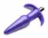 Blush Novelties Smooth Vibrating Plug Purple - Flexible Waterproof Model