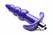 Bubbly Ribbed Vibrating Plug 848518035110 - Waterproof Flexible Model