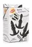 XR Brands Thrill Trio Black Multi-Shape Anal Plug Set with Vibration