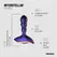 Hueman Interstellar Analogue Vibrating Device Silicone Remote Control