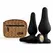 EasyToys Kesia set analnih plagova od 3 komada, crni, različite veličine, silikon