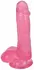 TOYJOY Cherry Ice transparentni dildo od 15 cm sa vakuum postoljem