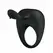 Pretty Love Vibrating Intimate Ring with Stimulating Tongue - Silicone, Black