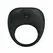 Pretty Love Vibrating Intimate Ring with Stimulating Tongue - Silicone, Black