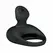 Pretty Love Vibrating Intimate Ring with Stimulating Tongue - Silicone, Black