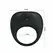 Pretty Love Vibrating Intimate Ring with Stimulating Tongue - Silicone, Black