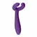 EasyToys vibrator za parove Purple sa dva motora, fleksibilnim prstenom i telom