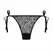 Underneath Luna Lace Panties with Adjustable Ribbon Sides Black