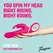 EasyToys rotirajući i vibrirajući zečić vibrator višenamenski USB ljubičasti