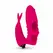 FeelzToys Anna Compact Pink fleksibilni silikonski vibrator za prst roze boje