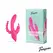 EasyToys Double Rabbit vodootporni intimni masažer roze boje dužine 21 cm sa USB punjenjem