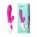 Teazers Pink silikonski rabbit vibrator sa dvostrukom stimulacijom, 10 modova vibracije, vodootporan