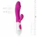 Teazers Pink silikonski rabbit vibrator sa dvostrukom stimulacijom, 10 modova vibracije, vodootporan