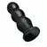 BUTTR Tactical III Veliki rebrasti intimni plug sa ravnom vakuum bazom Crni