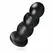 BUTTR Tactical III Veliki rebrasti intimni plug sa ravnom vakuum bazom Crni
