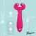 EasyToys Parovi Intimni Dvostrani Vibrator, Vodootporan, USB Punjenje