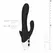 EasyToys Stellar Vibe Rabbit Black - Compact Dual Stimulation Device
