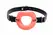 Master Series Silikonski podesivi oralni trening gag Crna