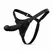 EasyToys Silicone Strap-On Sistem - Podesivi Remen i Zakrivljeni Model, Crna