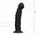 EasyToys Silicone Strap-On Sistem - Podesivi Remen i Zakrivljeni Model, Crna