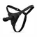 EasyToys Silicone Strap-On Set podesivi harness kompaktni crni 110cm