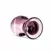 Glas Pink Medium analni stakleni čep - glatki borosilikat, 4,3 cm