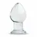 Glas Intimate Plug model br. 26, providno staklo, srednja veličina
