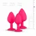 EasyToys Silicone Jewel Plug Set Pink – 3 veličine, dekorativna baza